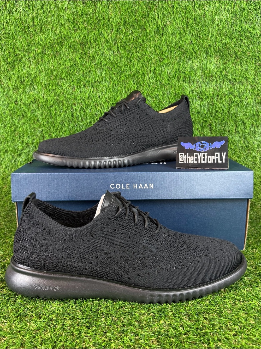 NEW Cole Haan 2.Zerogrand Stitchlite Black Oxford Shoes C28527 Men’s Size 11